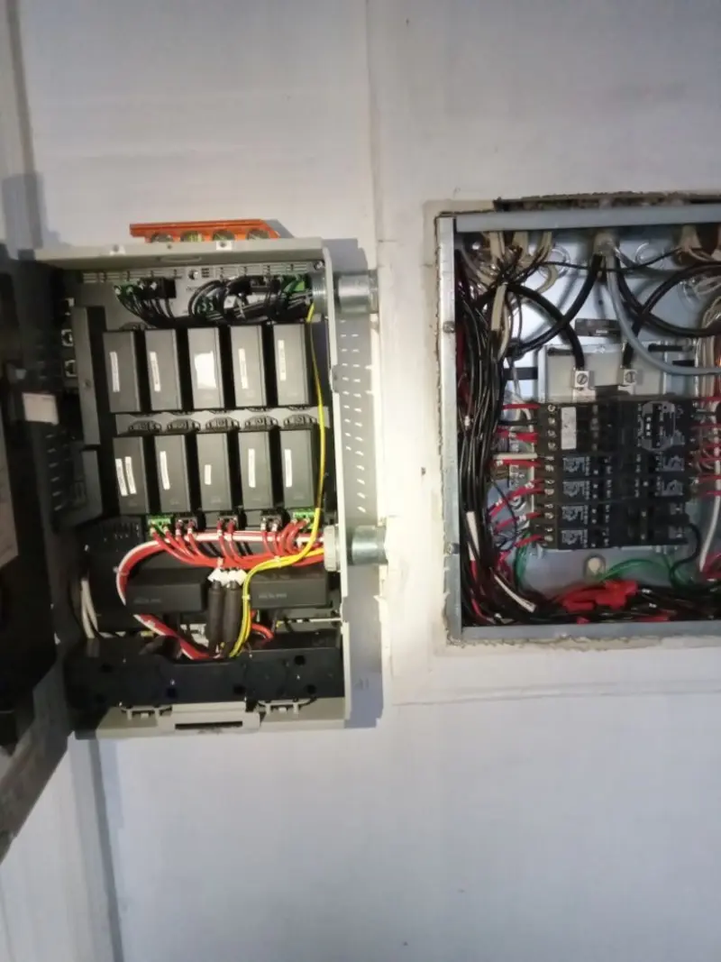 Electrical panel upgrade completed for Security Camera Wiring in Garden Acres